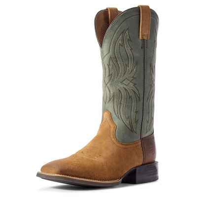 Ariat Sport Rustler - Western Laarzen Bruin / Groen Heren - 18421-716